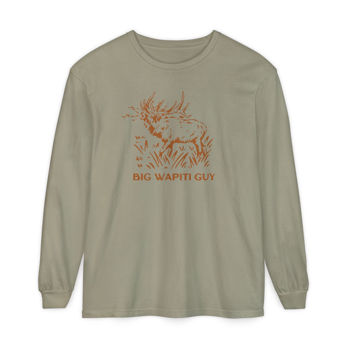 Big Wapiti Guy Long Sleeve Tee