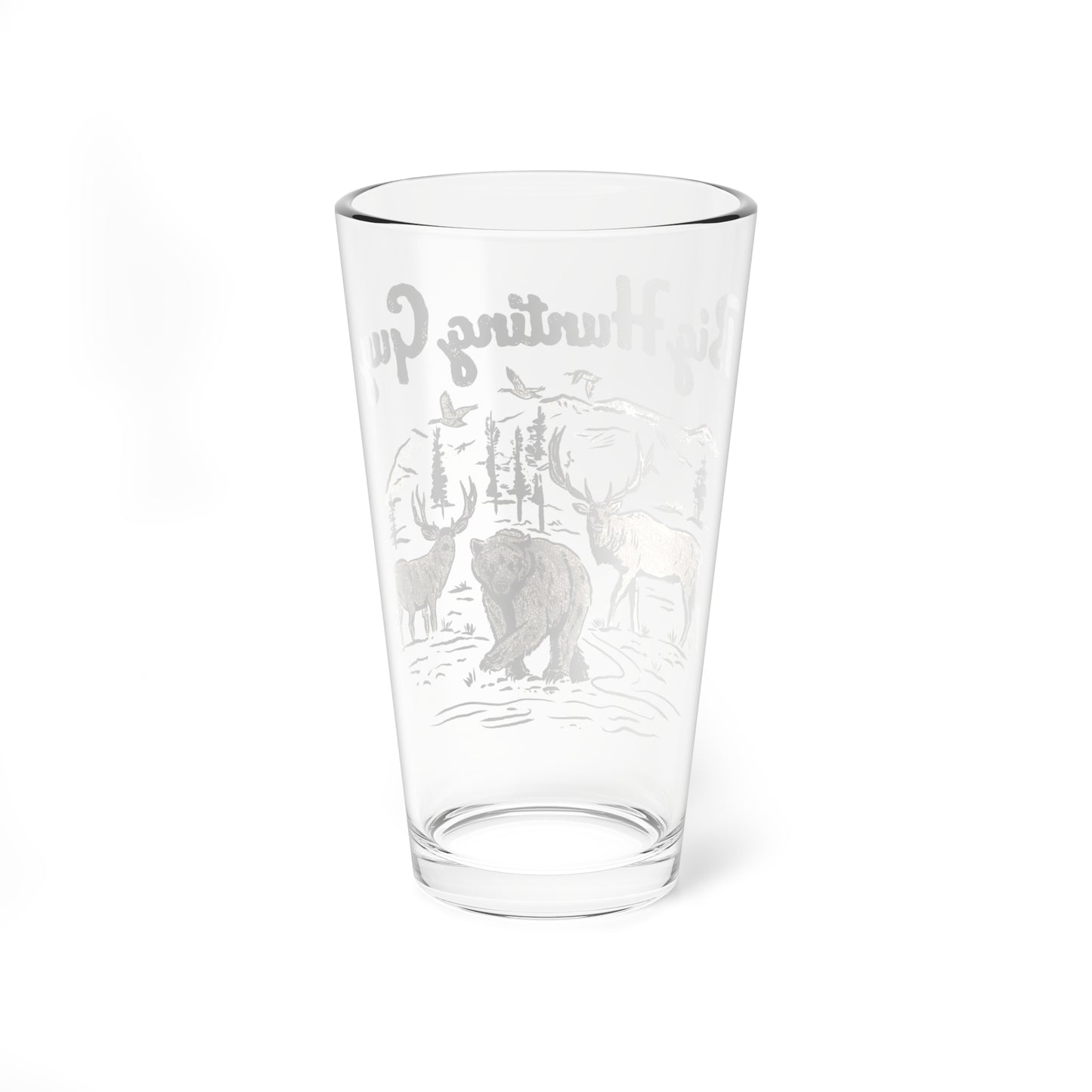 Big Hunting Guy Pint Glass