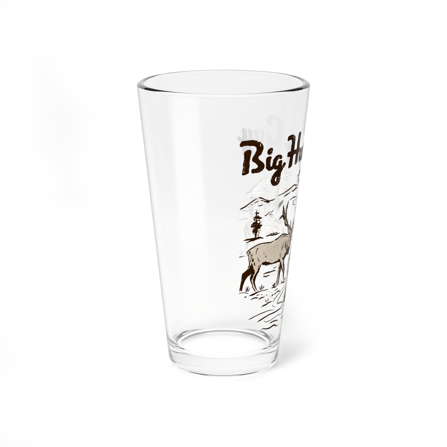 Big Hunting Guy Pint Glass
