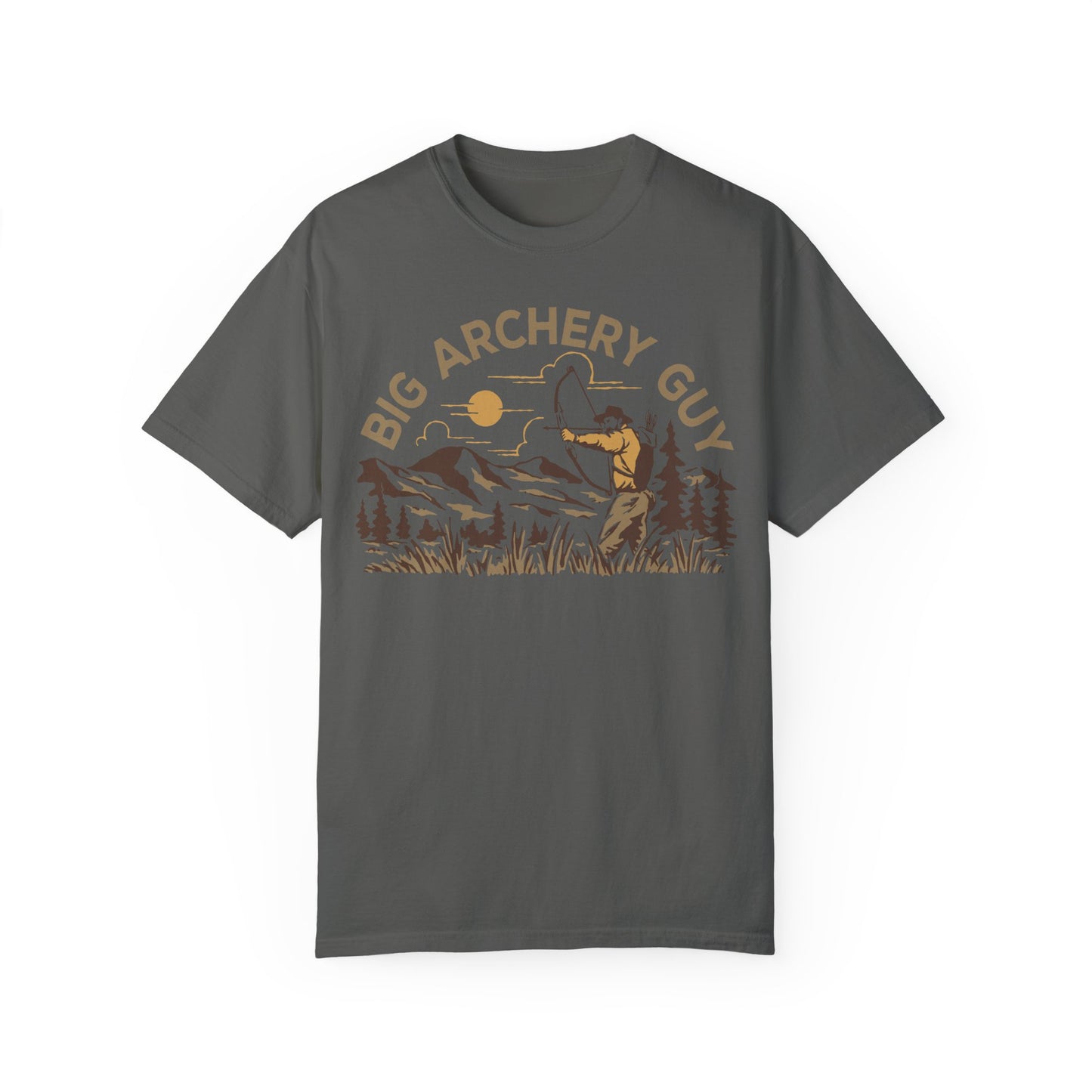 Big Archery Guy Tee Charcoal