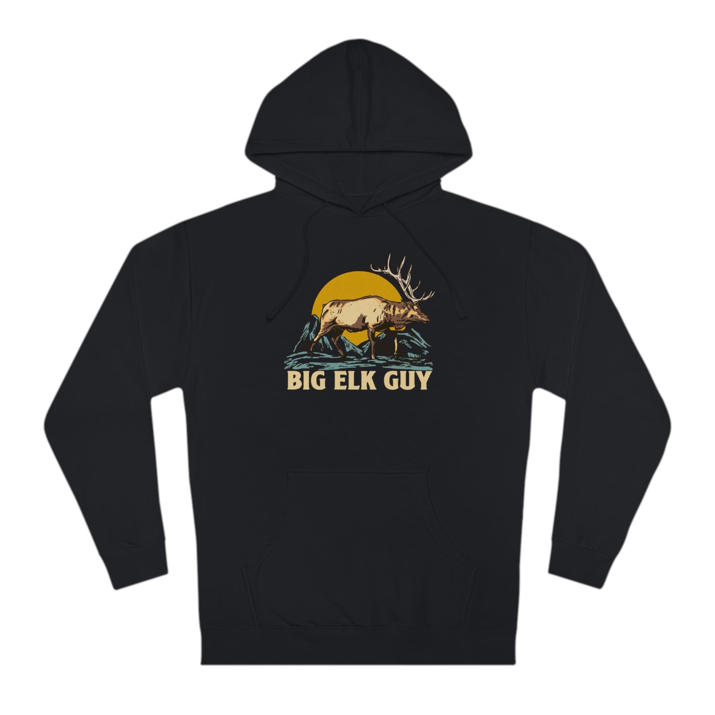Big Elk Guy Hoodie Heather