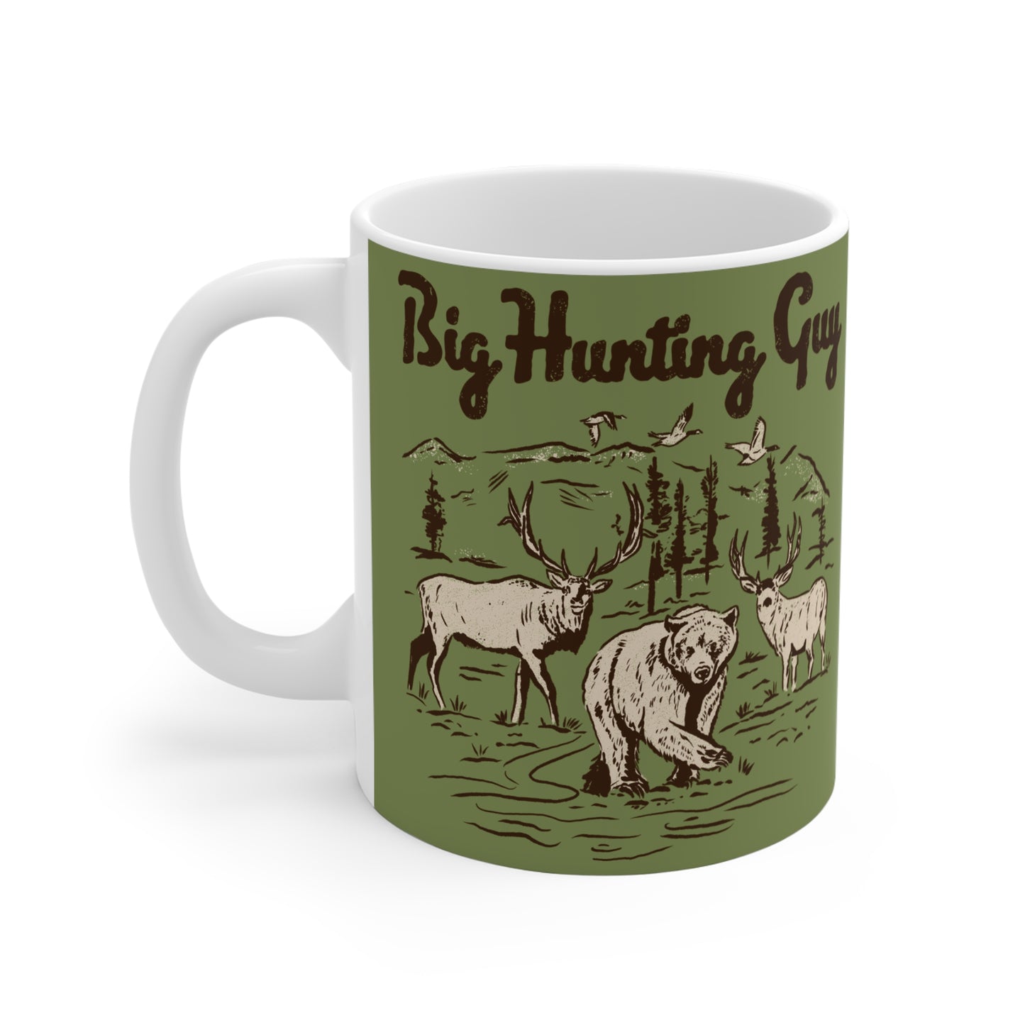 Big Hunting Guy Coffee Mug
