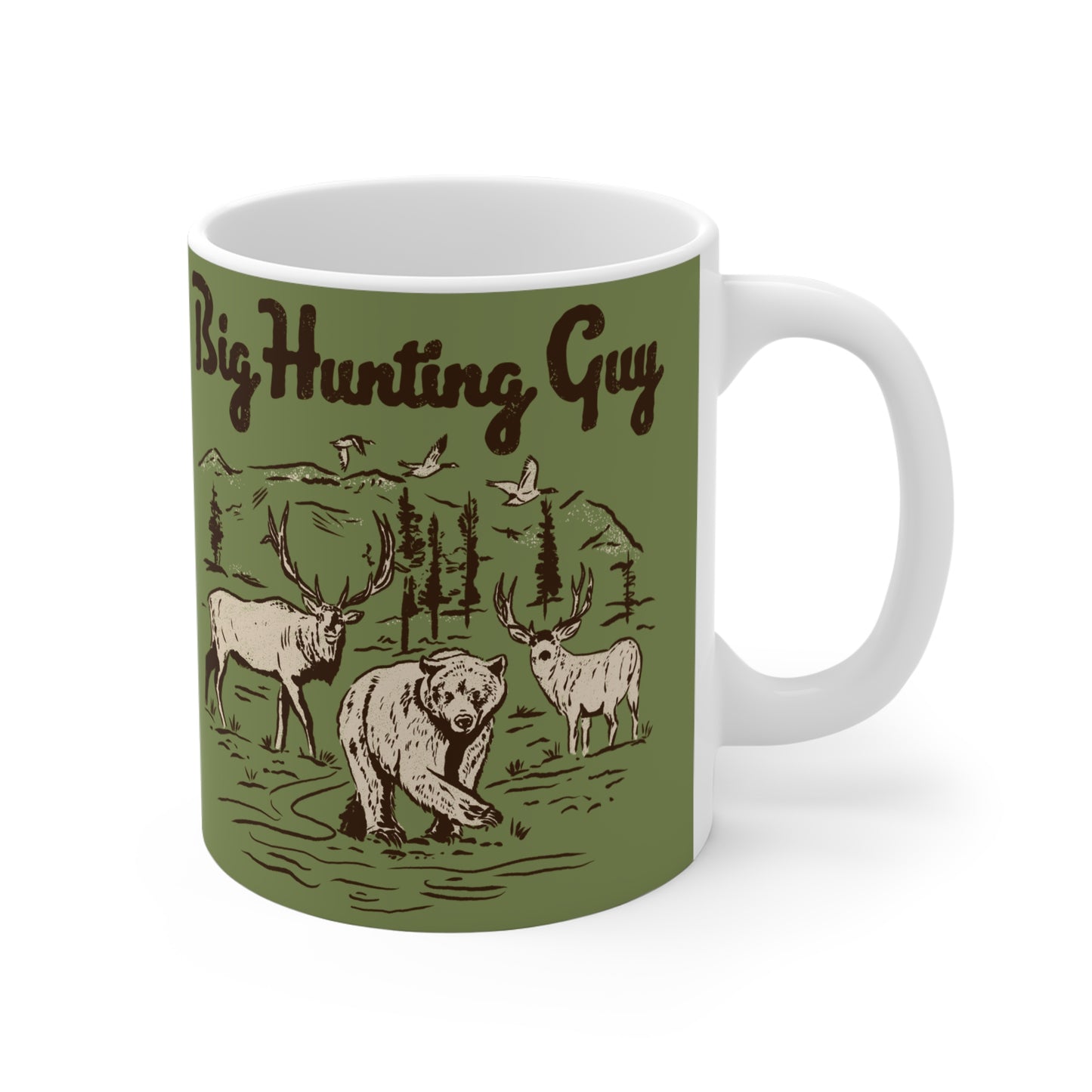 Big Hunting Guy Coffee Mug