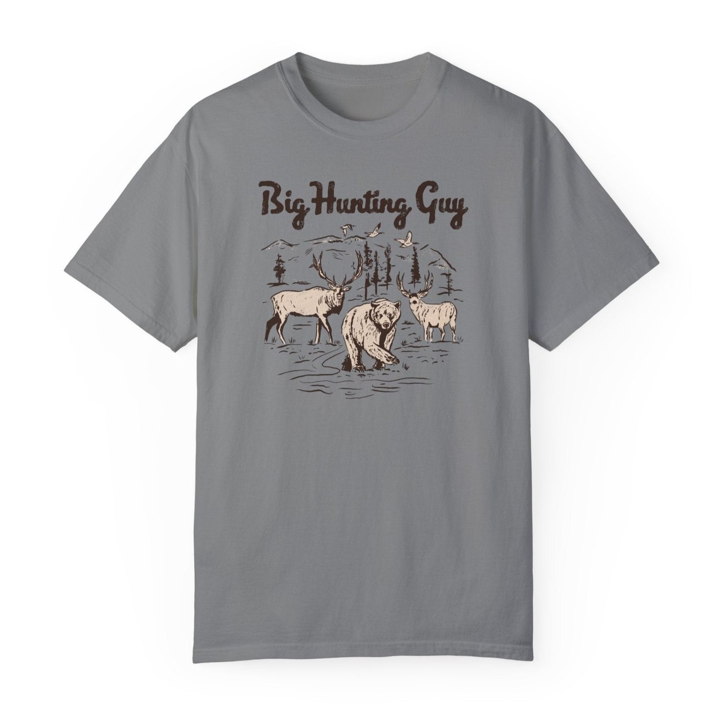 Big Hunting Guy Tee Grey