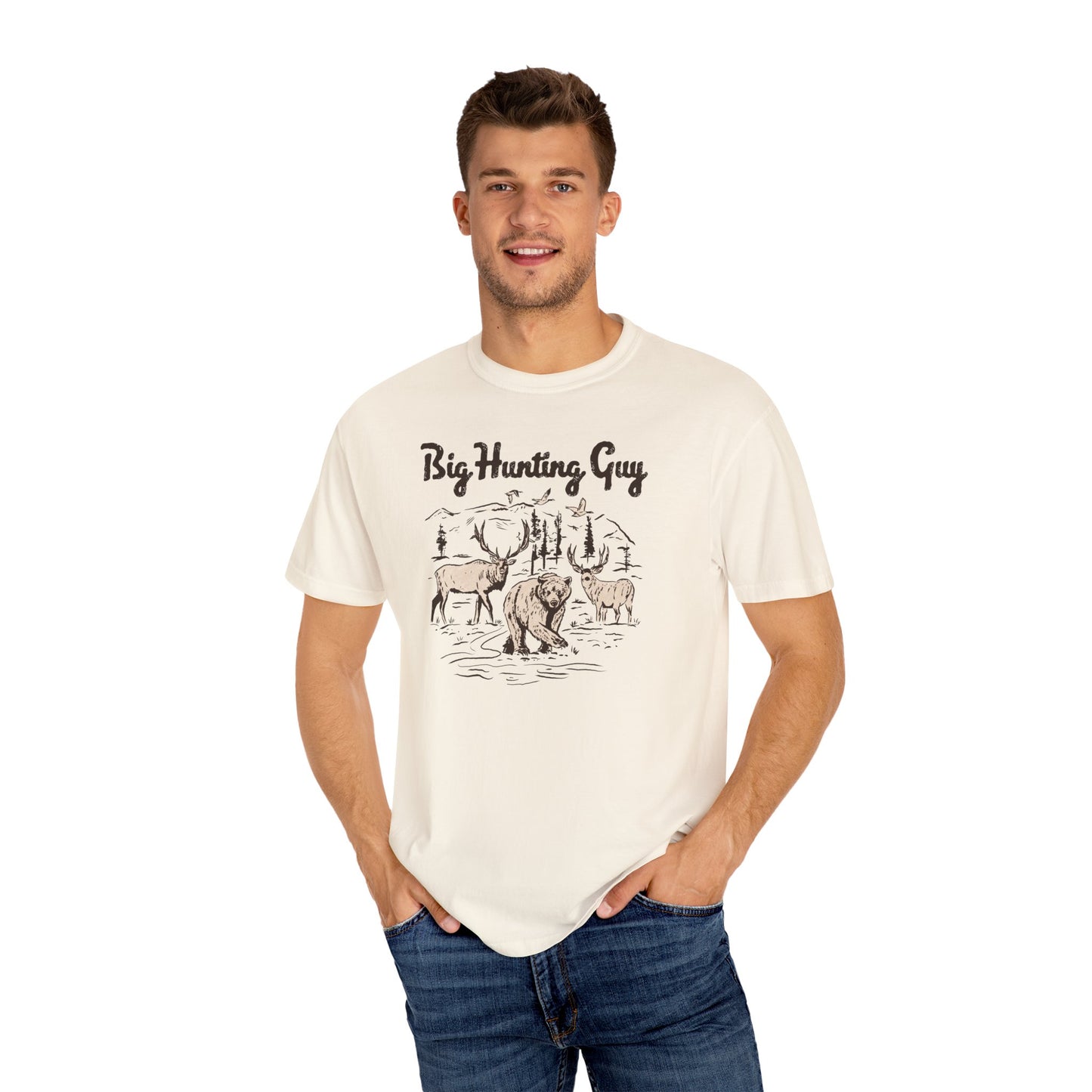 Big Hunting Guy Tee Ivory
