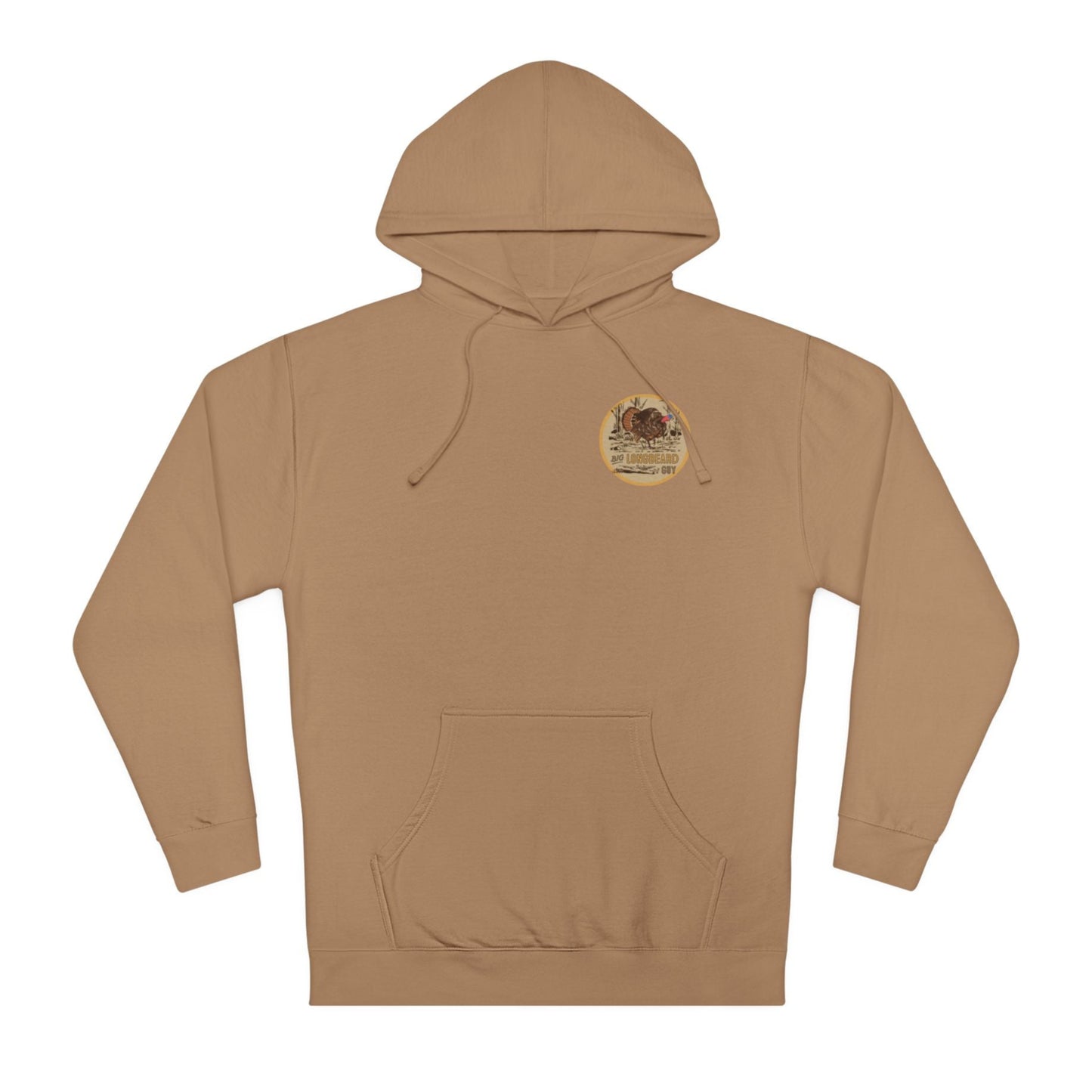 Big Longbeard Guy Badge Hoodie