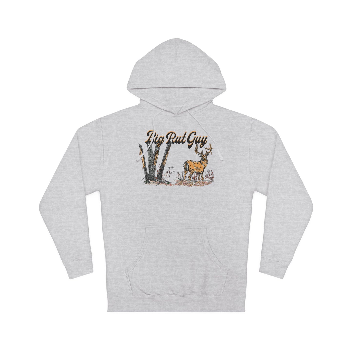 Big Rut Guy Hoodie Grey Heather