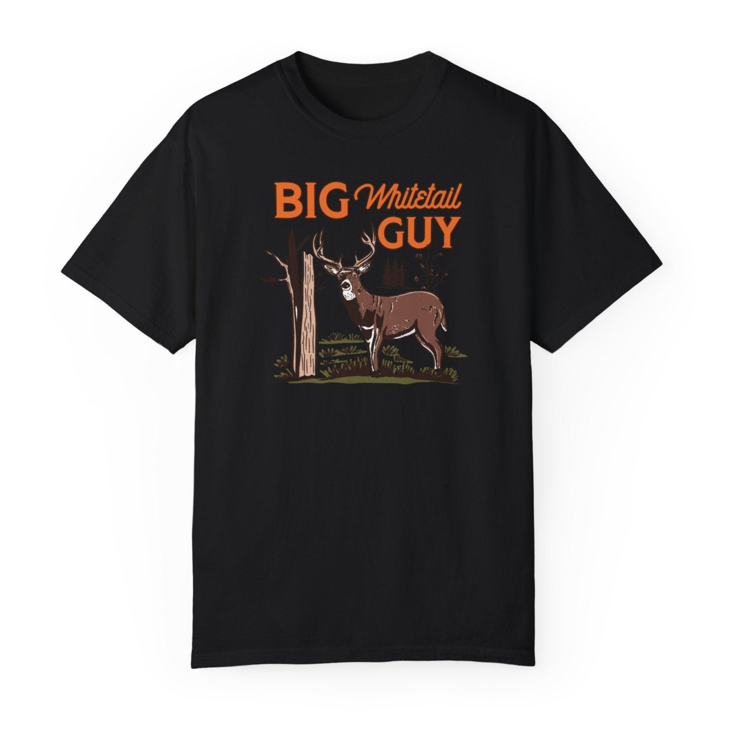 Big Whitetail Guy Tee Black