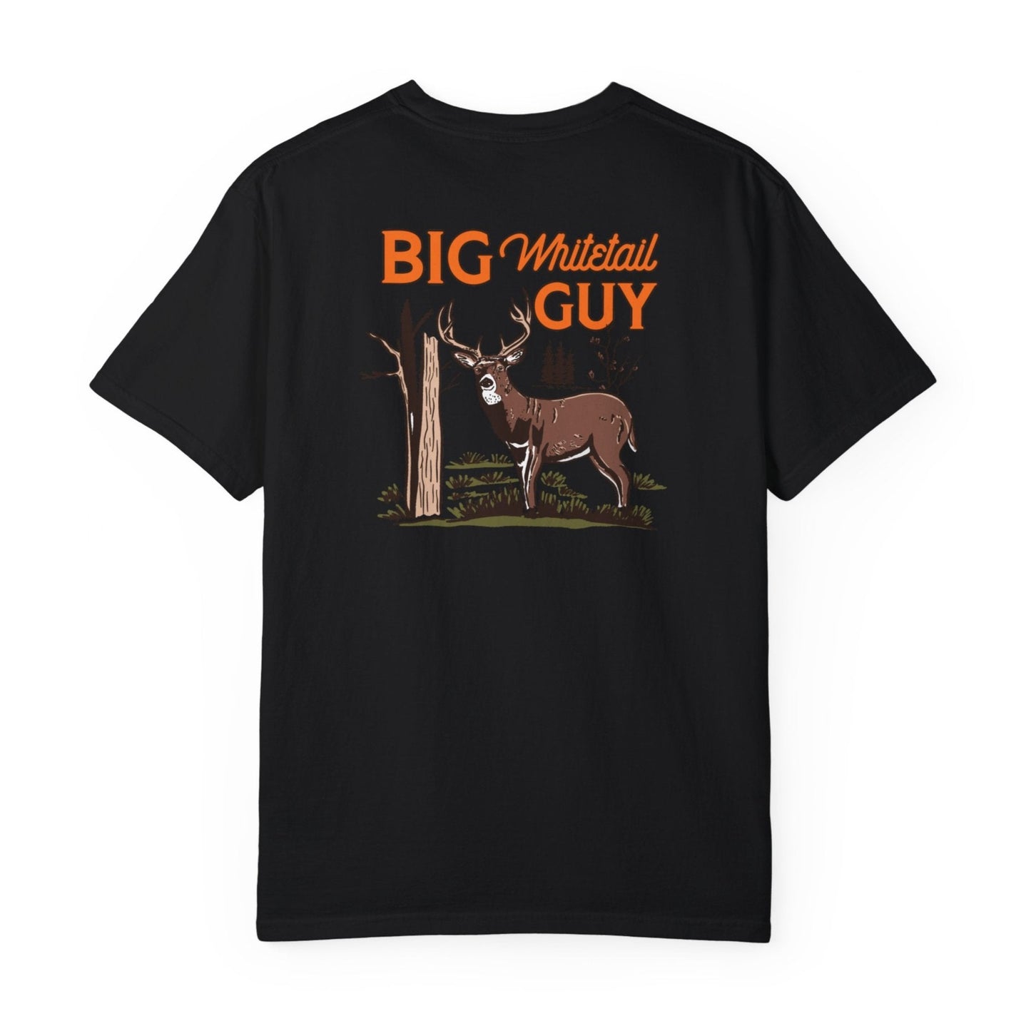 Big Whitetail Guy Two-sided Tee - Black