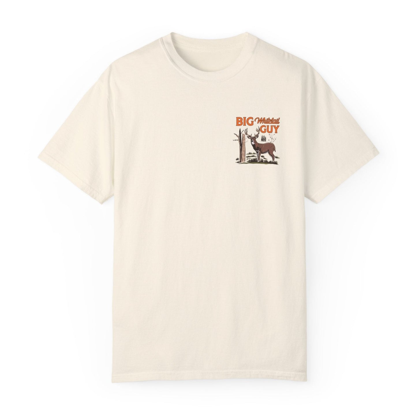 Big Whitetail Guy Two-sided Tee Ivory
