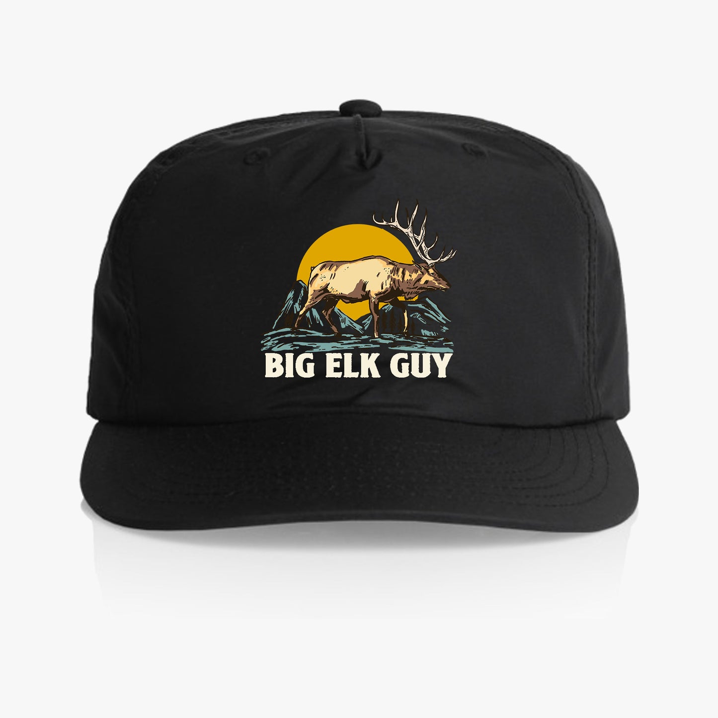 Big Elk Guy Black Hunting Hat