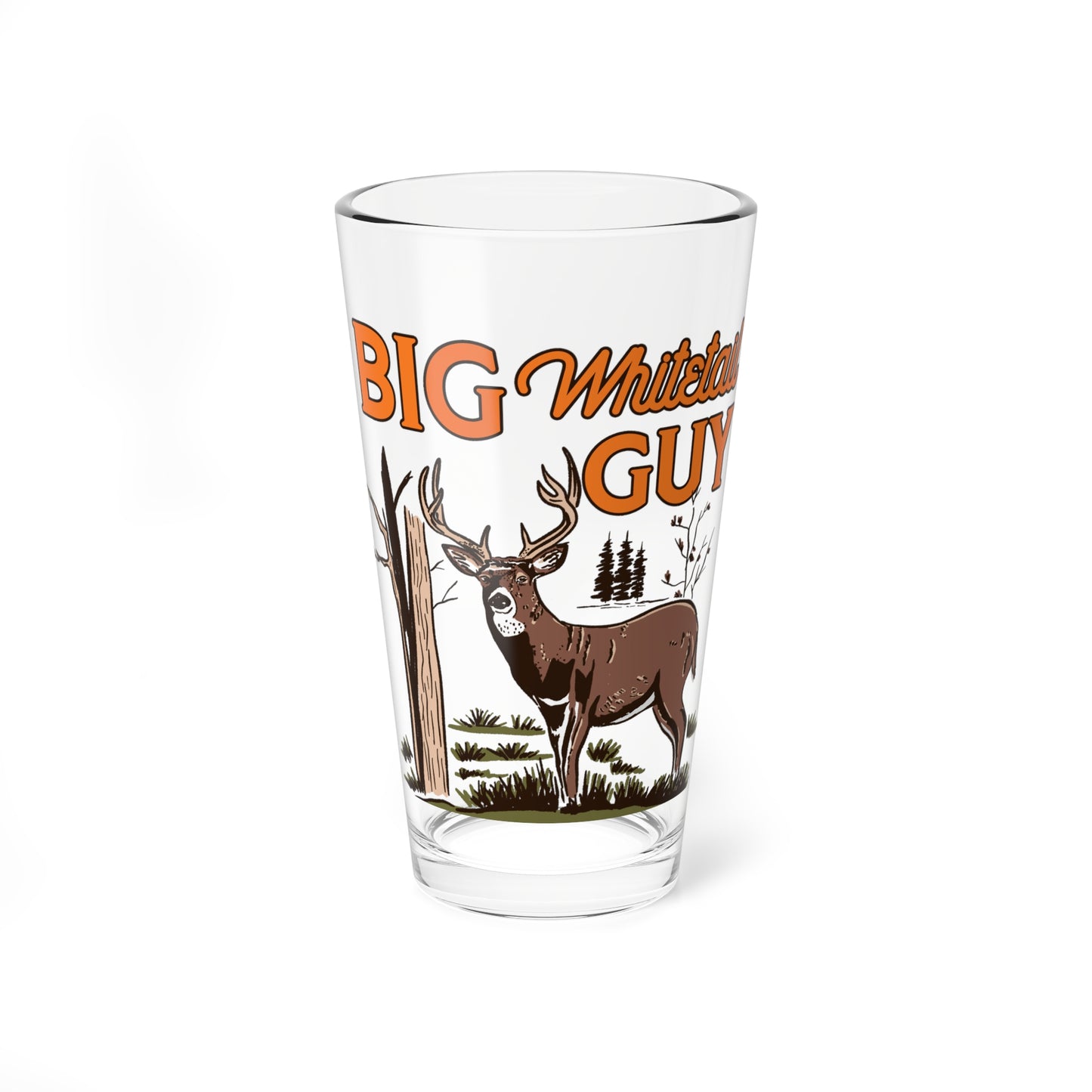 Big Whitetail Guy Pint Glass