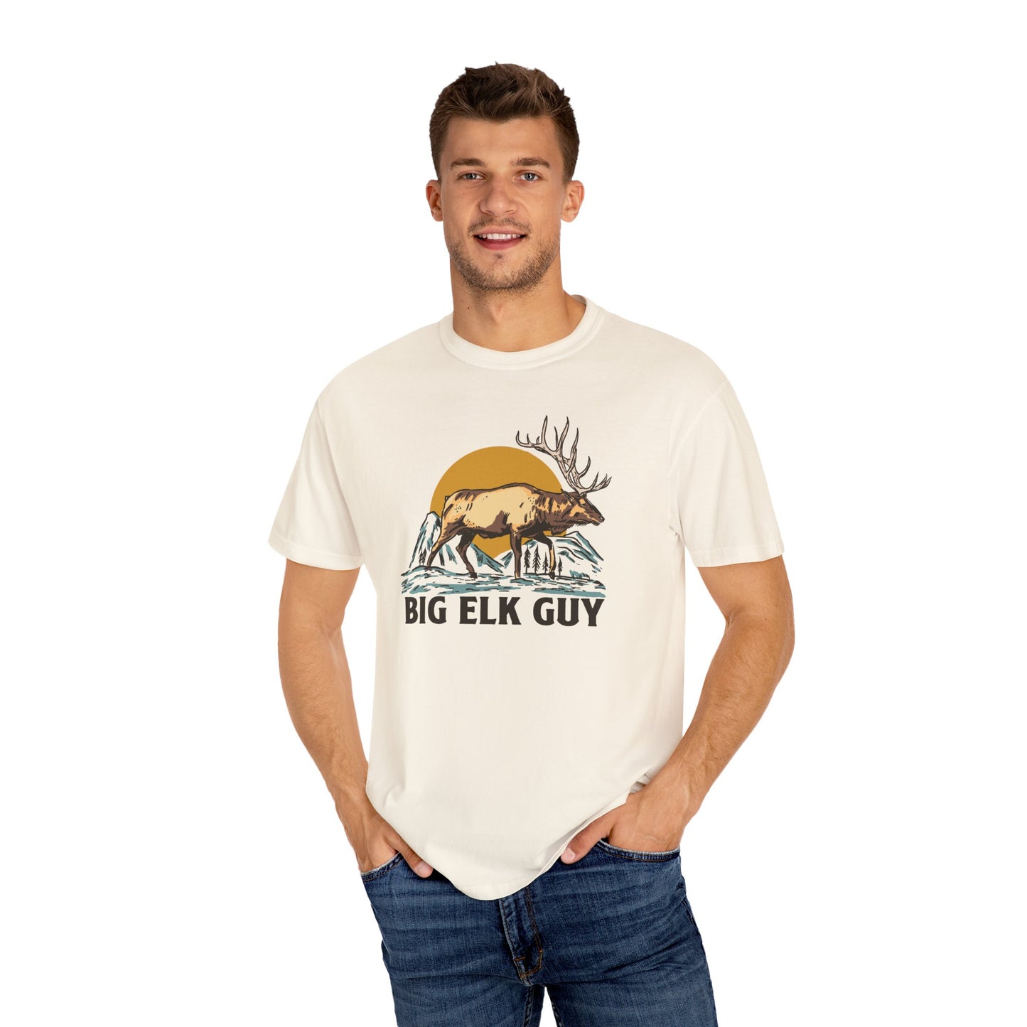 Big Elk Guy Tee - Ivory