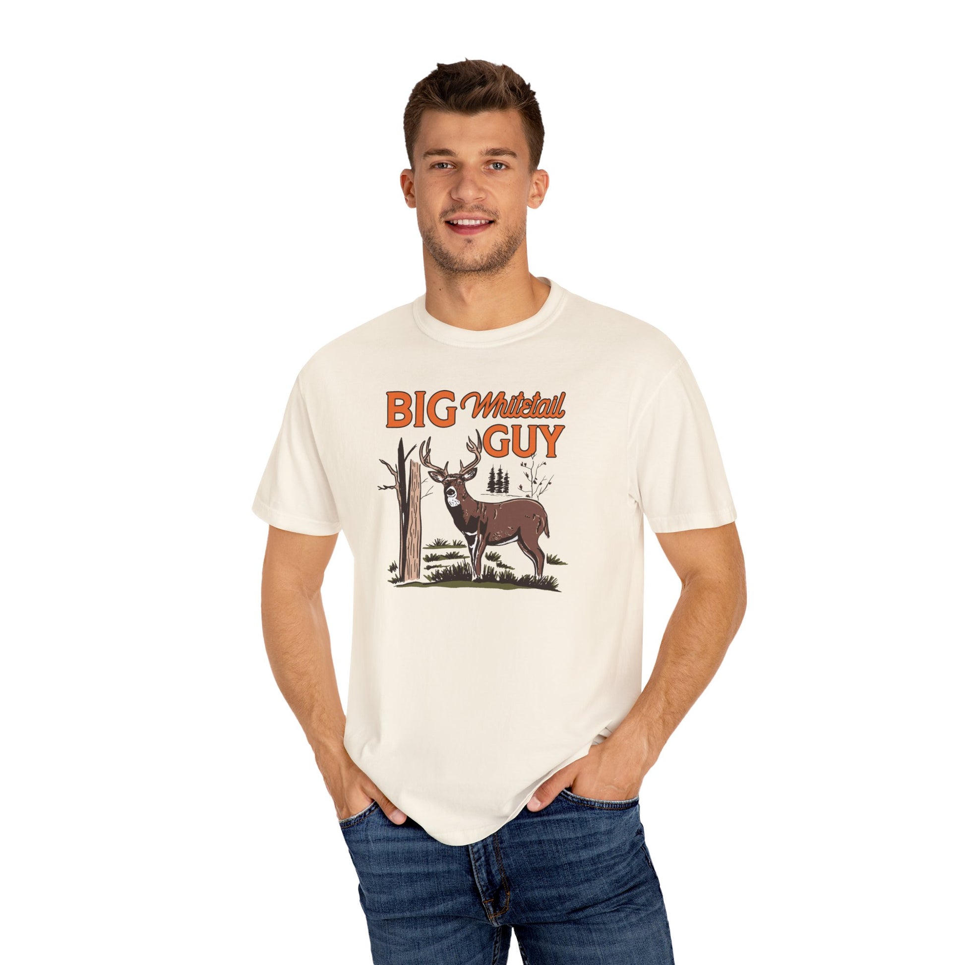 Big Whitetail Guy Tee - Ivory