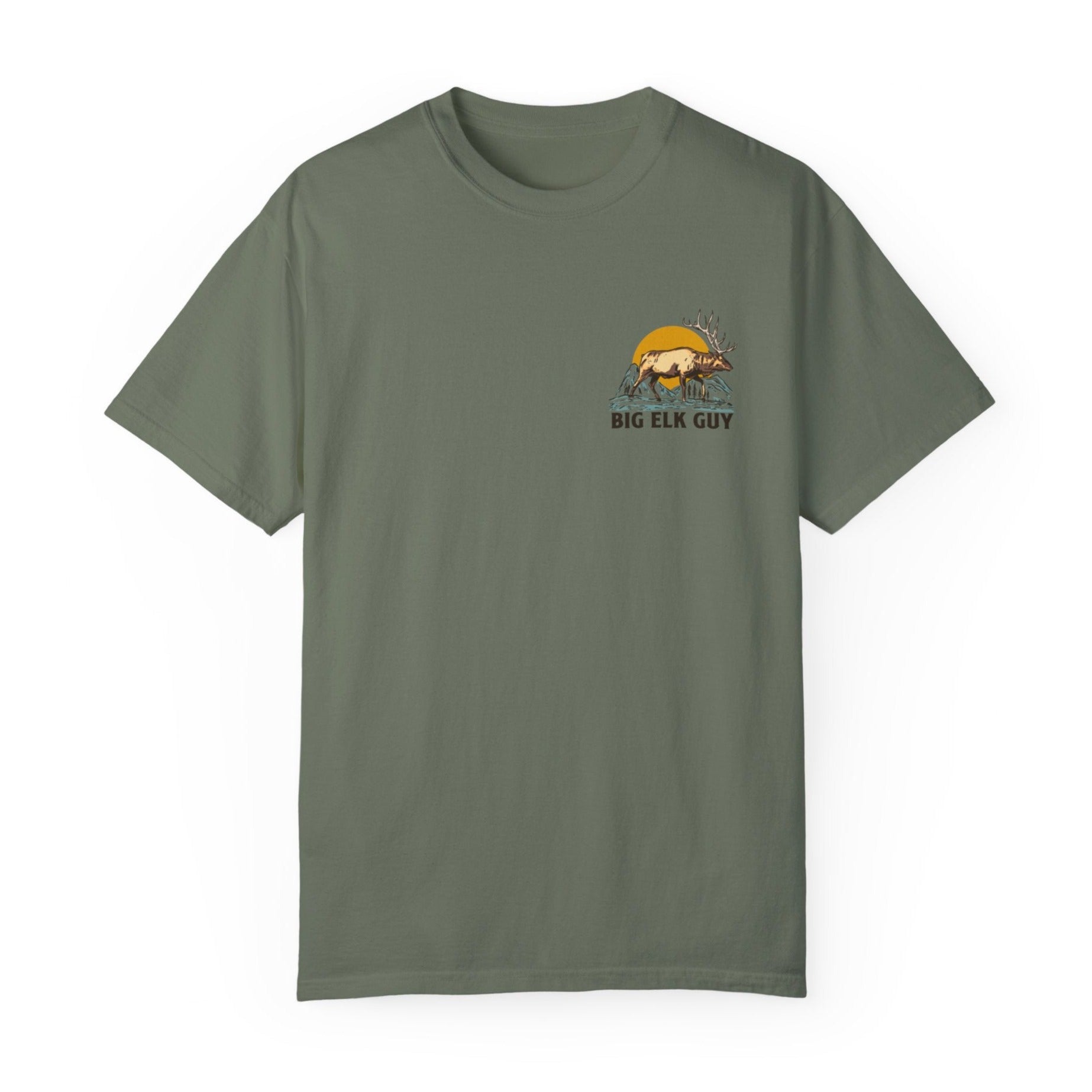 Big Elk Guy Two-Sided Tee - Moss