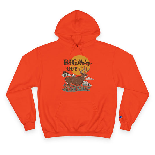 Big Mule Deer Guy Blaze Hoodie