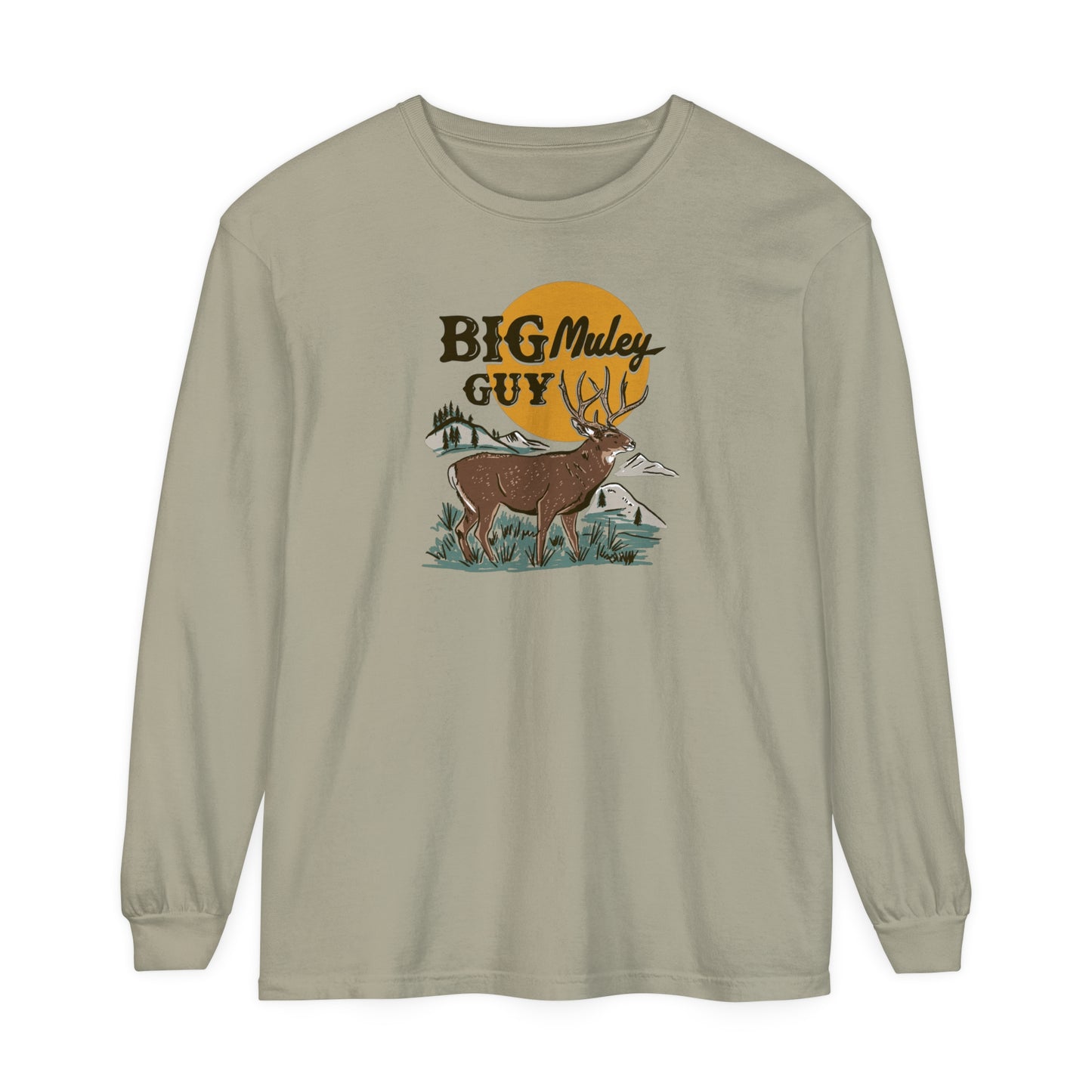 Big Muley Guy Long Sleeve Tee - Sandstone