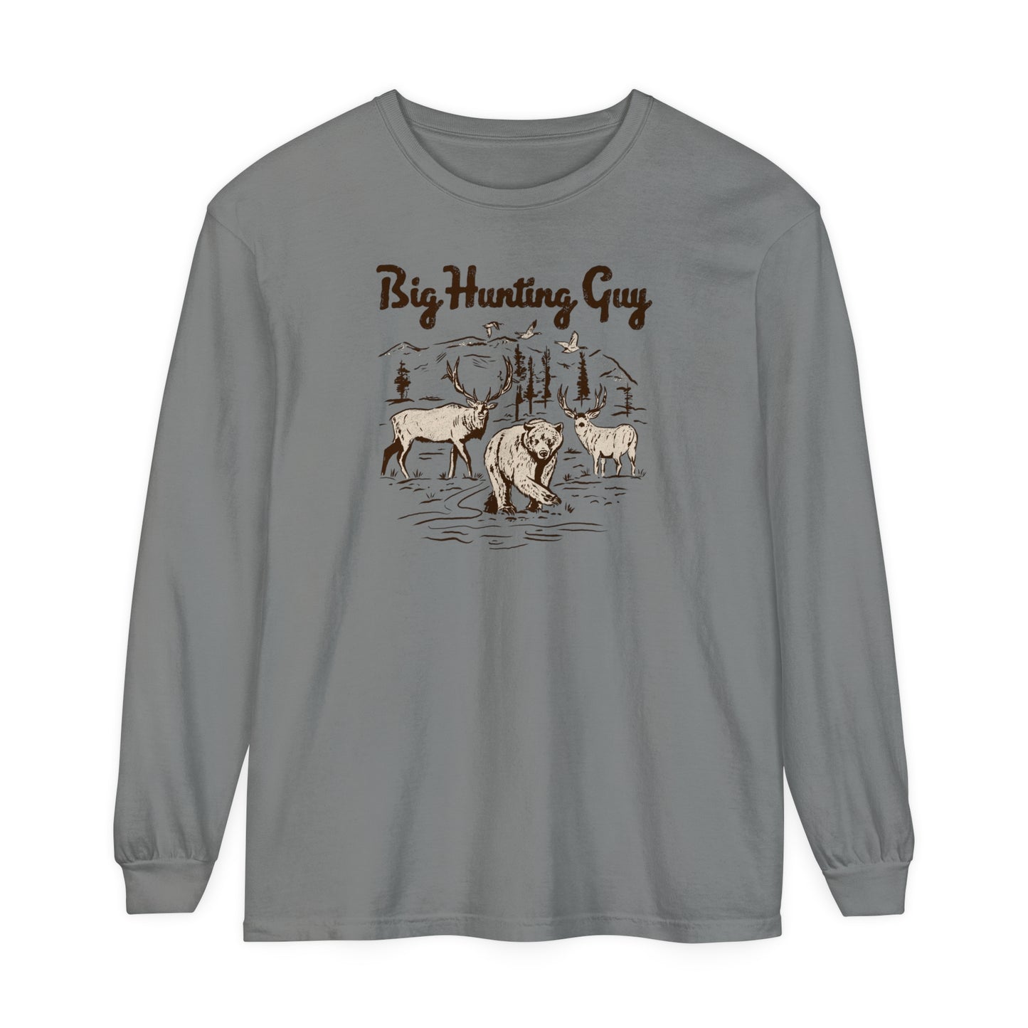 Big Hunting Guy Long Sleeve Tee