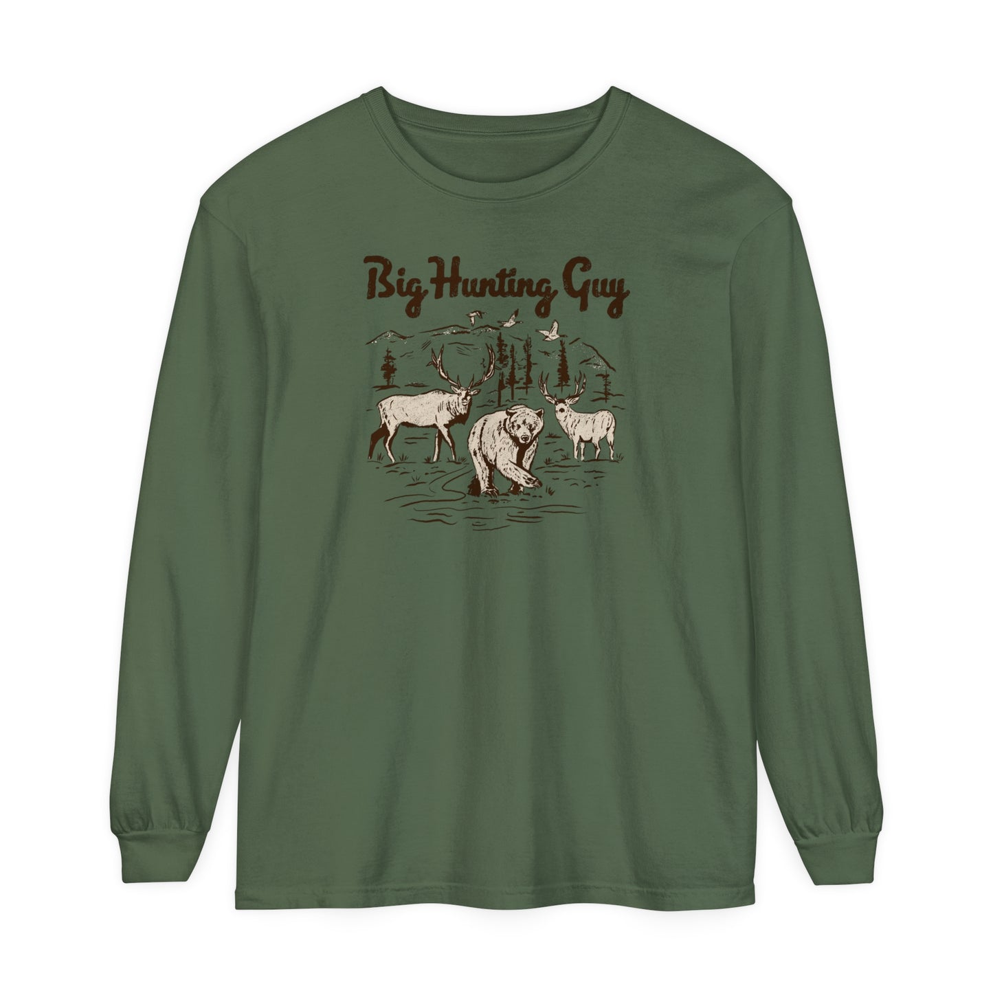 Big Hunting Guy Long Sleeve Tee