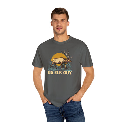 Big Elk Guy Tee- Grey