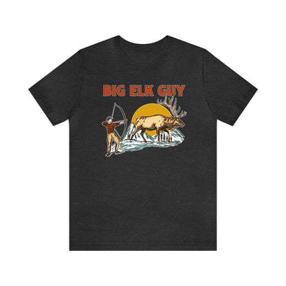 big elk guy dark grey heather t-shirt