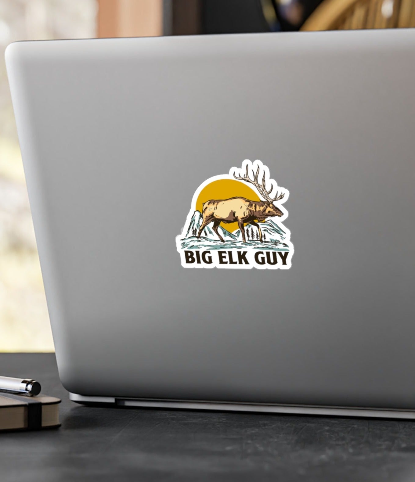 big elk guy sticker