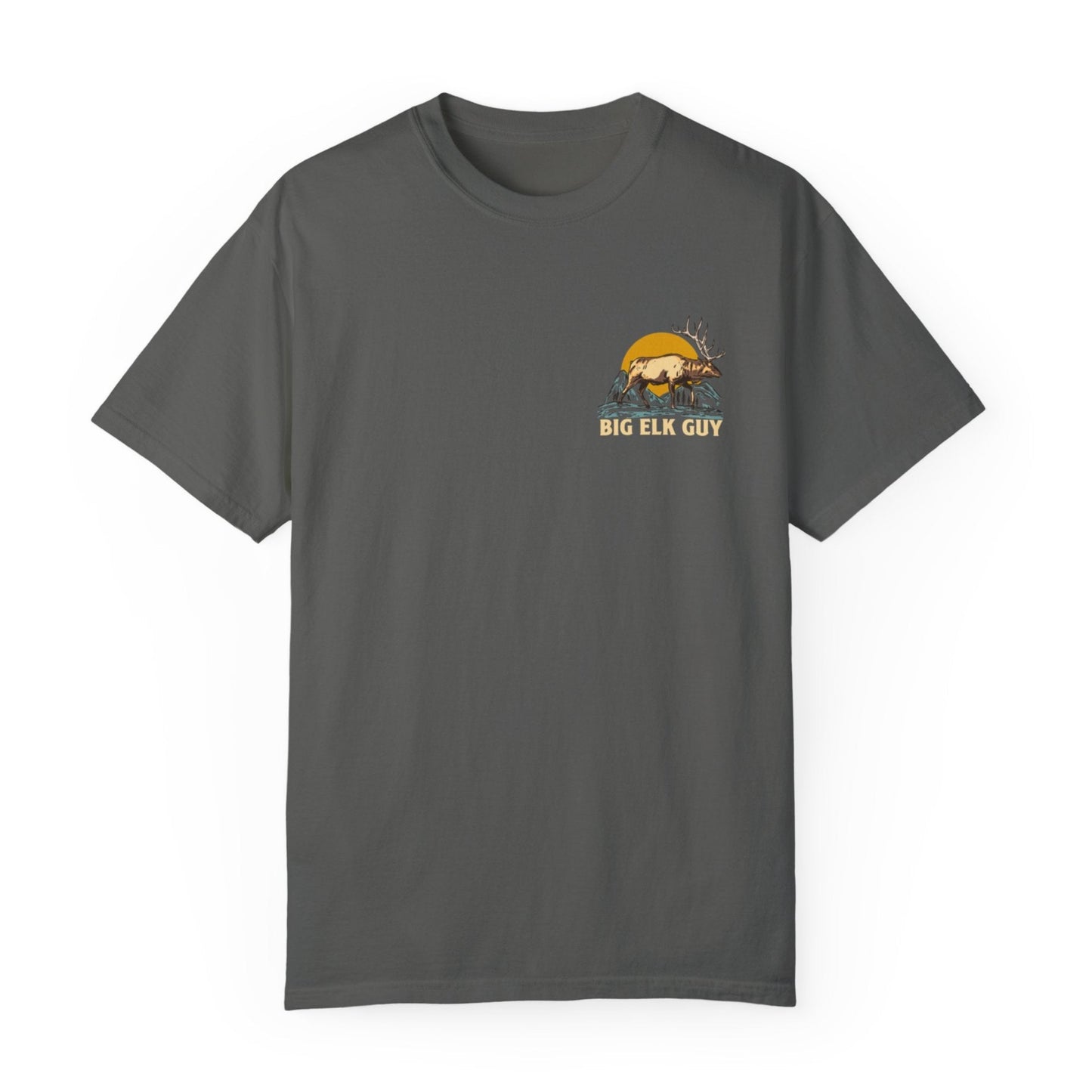 Big Elk Guy Two-Sided Tee - Grey