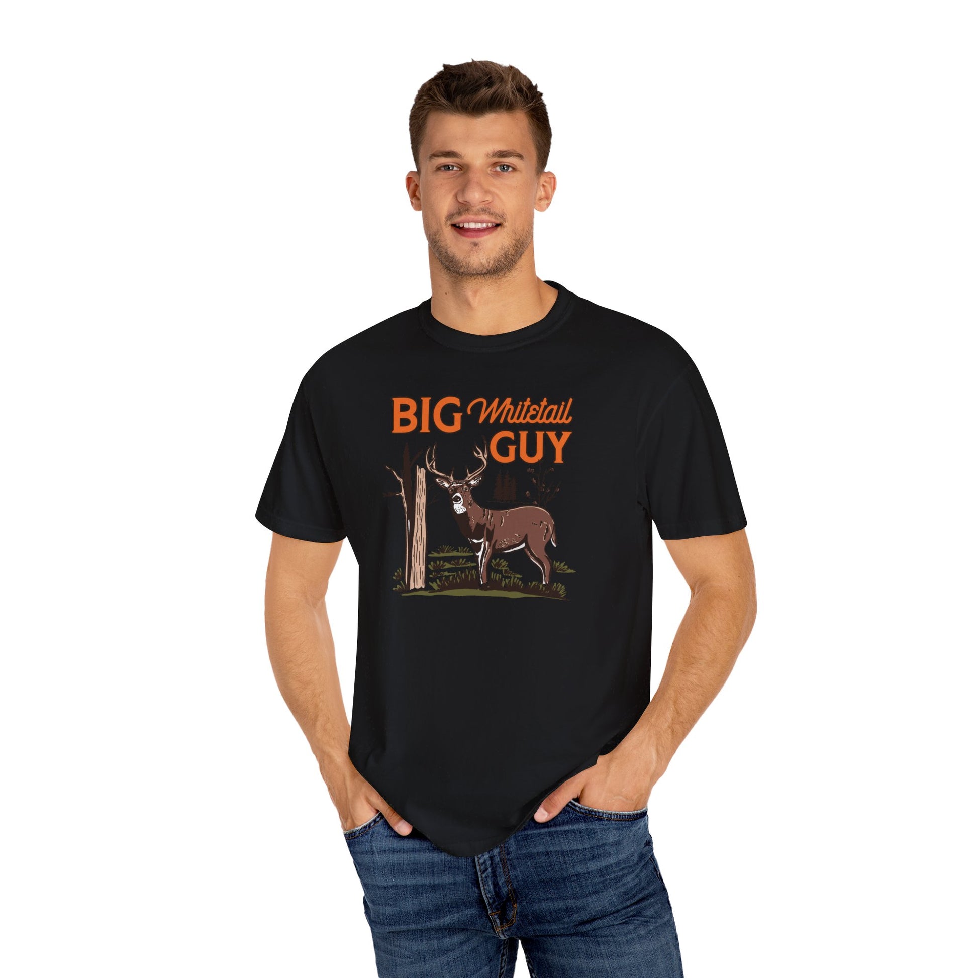 Big Whitetail Guy Tee - Black