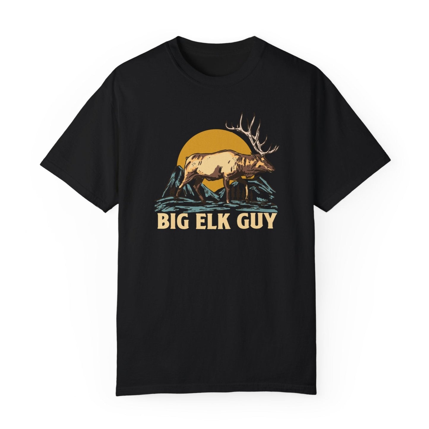 Big Elk Guy Tee- Black