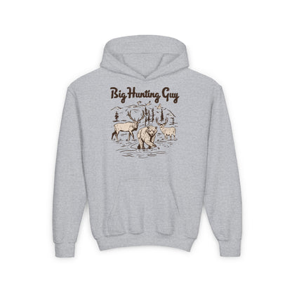 Big Hunting Guy Kids Hoodie