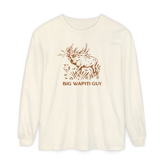 Big Wapiti Guy Long Sleeve Tee
