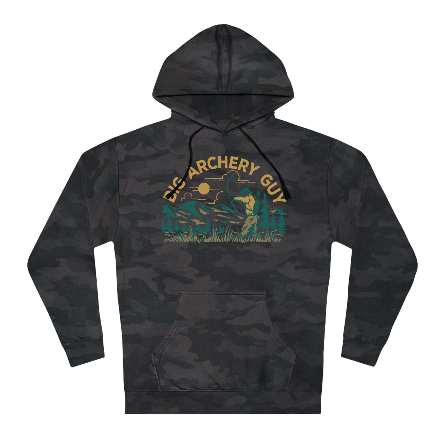 Big Archery Guy Hoodie Black