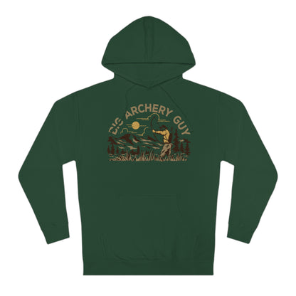 Big Archery Guy Hoodie Forest Green