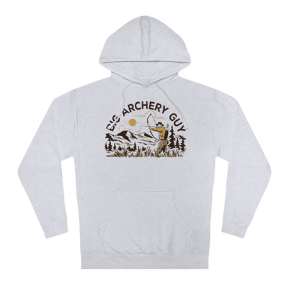 Big Archery Guy Hoodie Grey Heather