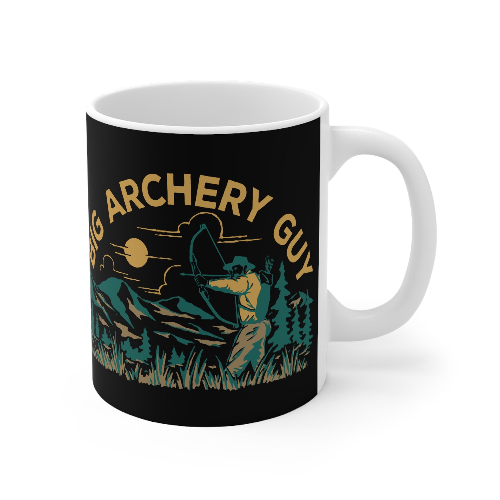 Big Archery Guy Mug