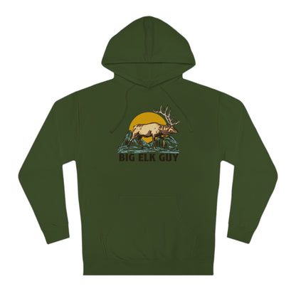 Big Elk Guy Hoodie Moss