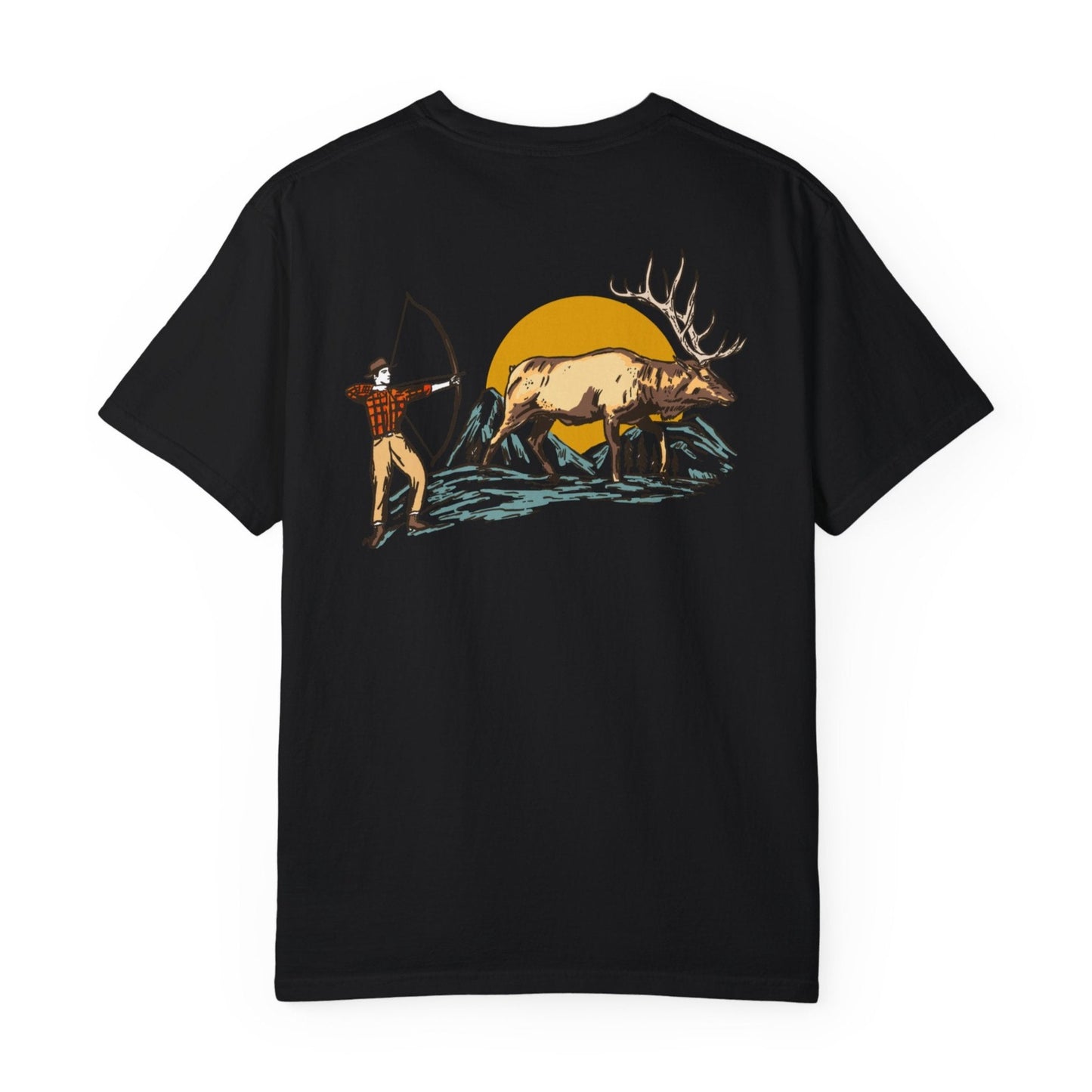 Big Elk Guy Two-Sided Tee - Black