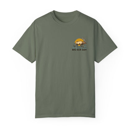 Big Elk Guy Two-Sided Tee - Moss