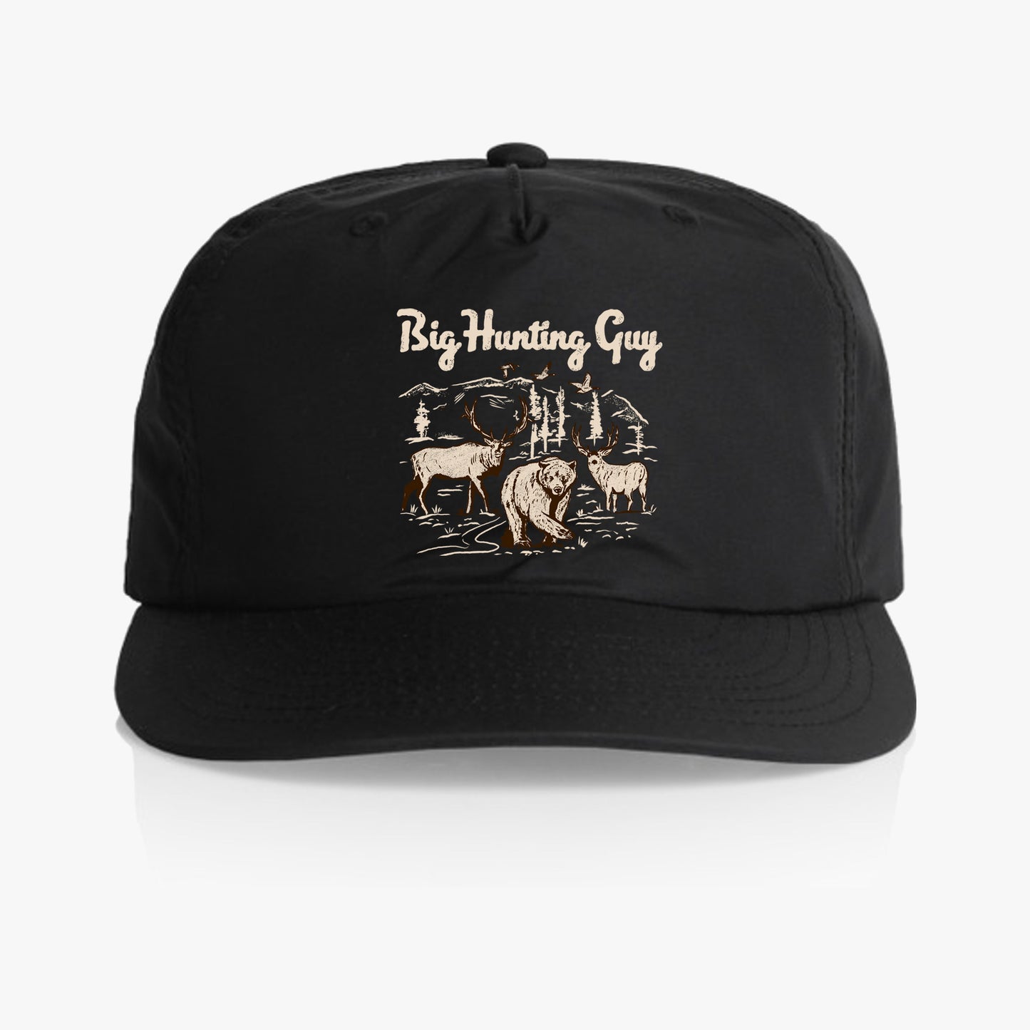 Big Hunting Guy Hunting Hat Black