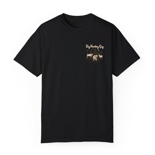 Big Hunting Guy Two Sided Tee Black