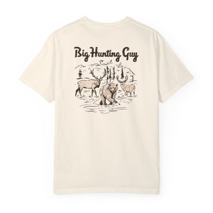 Big Hunting Guy Two Sided Tee Ivory