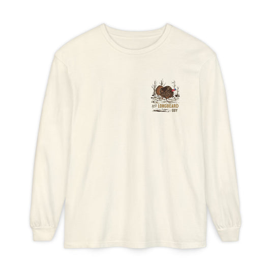 Big Longbeard Guy Tee Badge Long Sleeve Tee