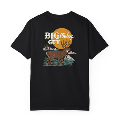 Big Mule Deer Guy Two-sided Tee Black