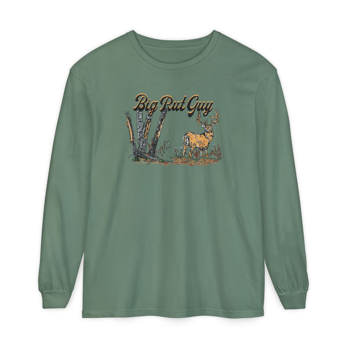 Big Rut Guy Long sleeve Tee Marsh Green