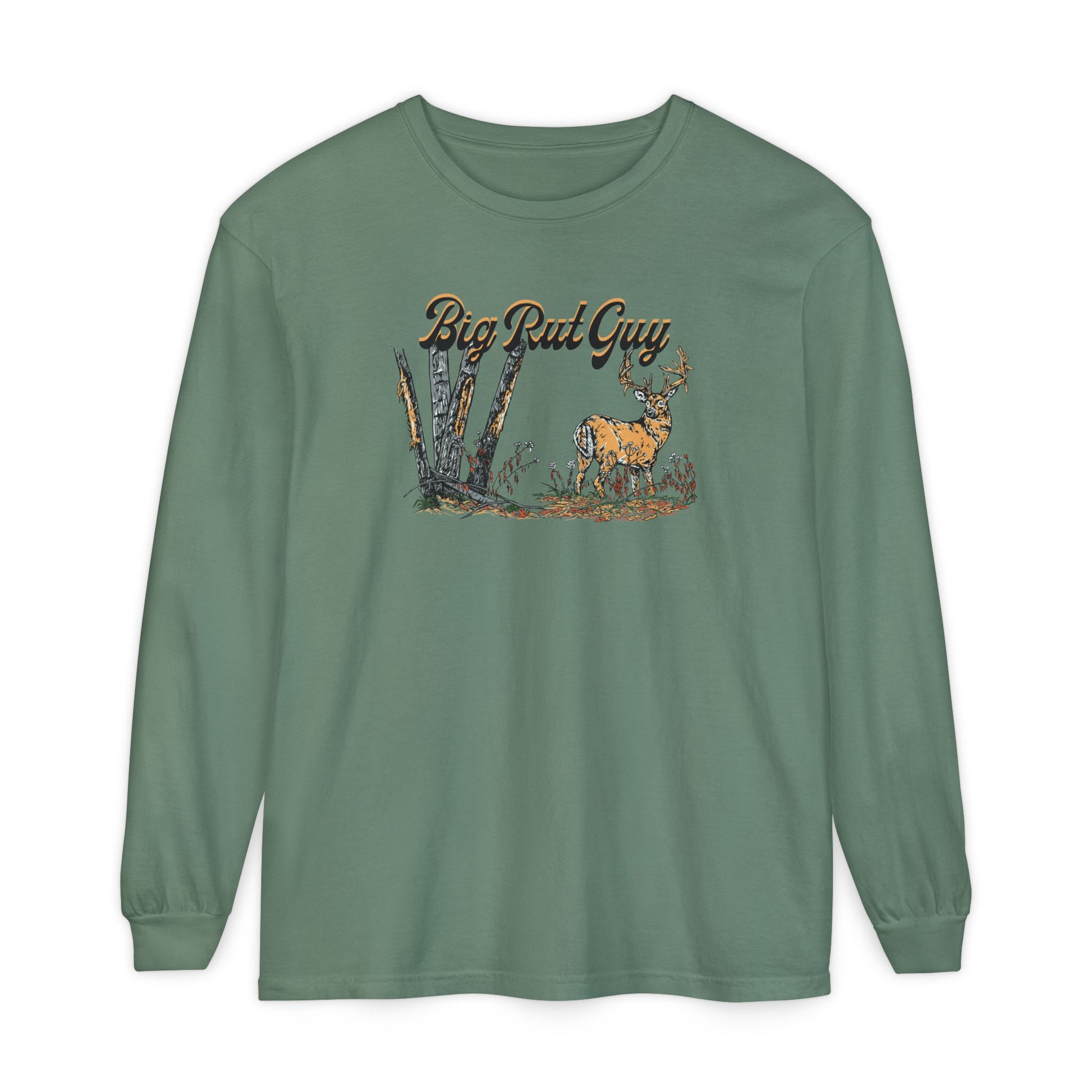 Big Rut Guy Long sleeve Tee Marsh Green