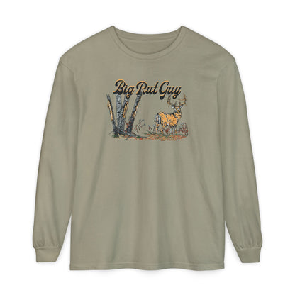 Big Rut Guy Long sleeve Tee Sandstone