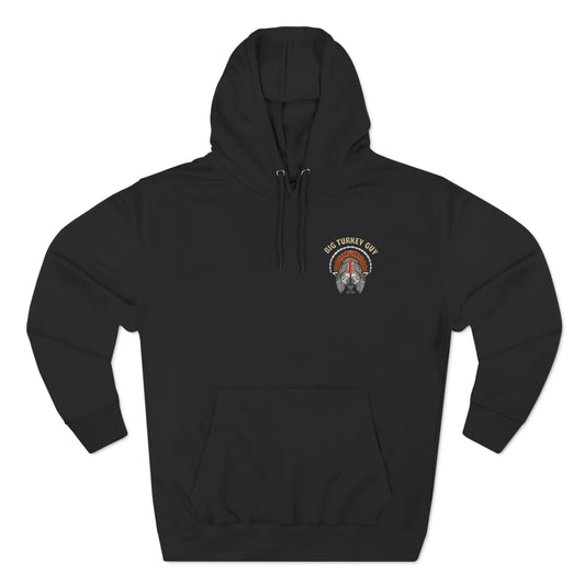 Big Turkey Guy Badge Hoodie Black