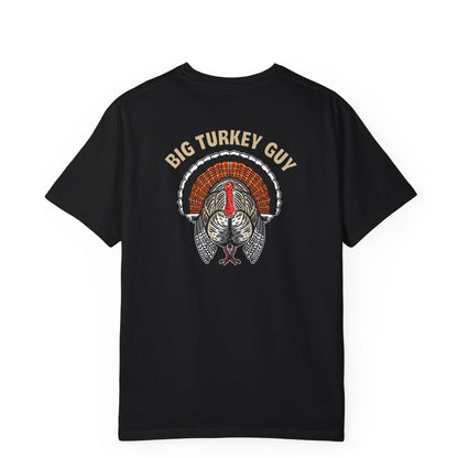 Big Turkey Guy Two Sided T-shirt Black