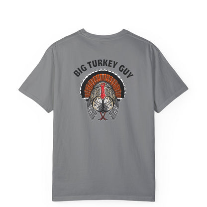 Big Turkey Guy Two Sided T-shirt Grey