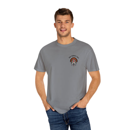 Big Turkey Guy Two Sided T-shirt Grey